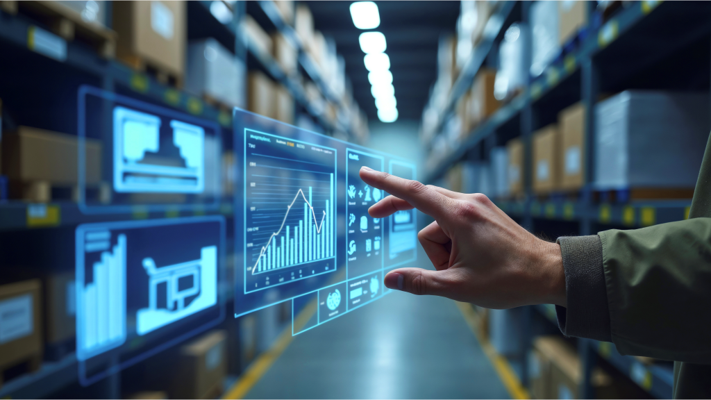 Controle de estoque e vendas integrado em operação logística